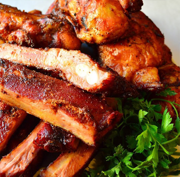 Ribs and Chicken Barbeque