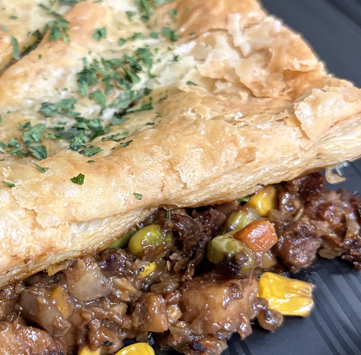 Vegan Vegetable & Sausage Pot Pie
